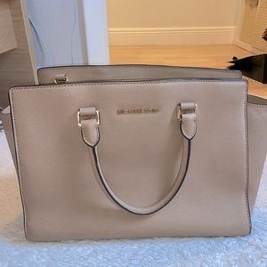 Tan Michael Kors purse